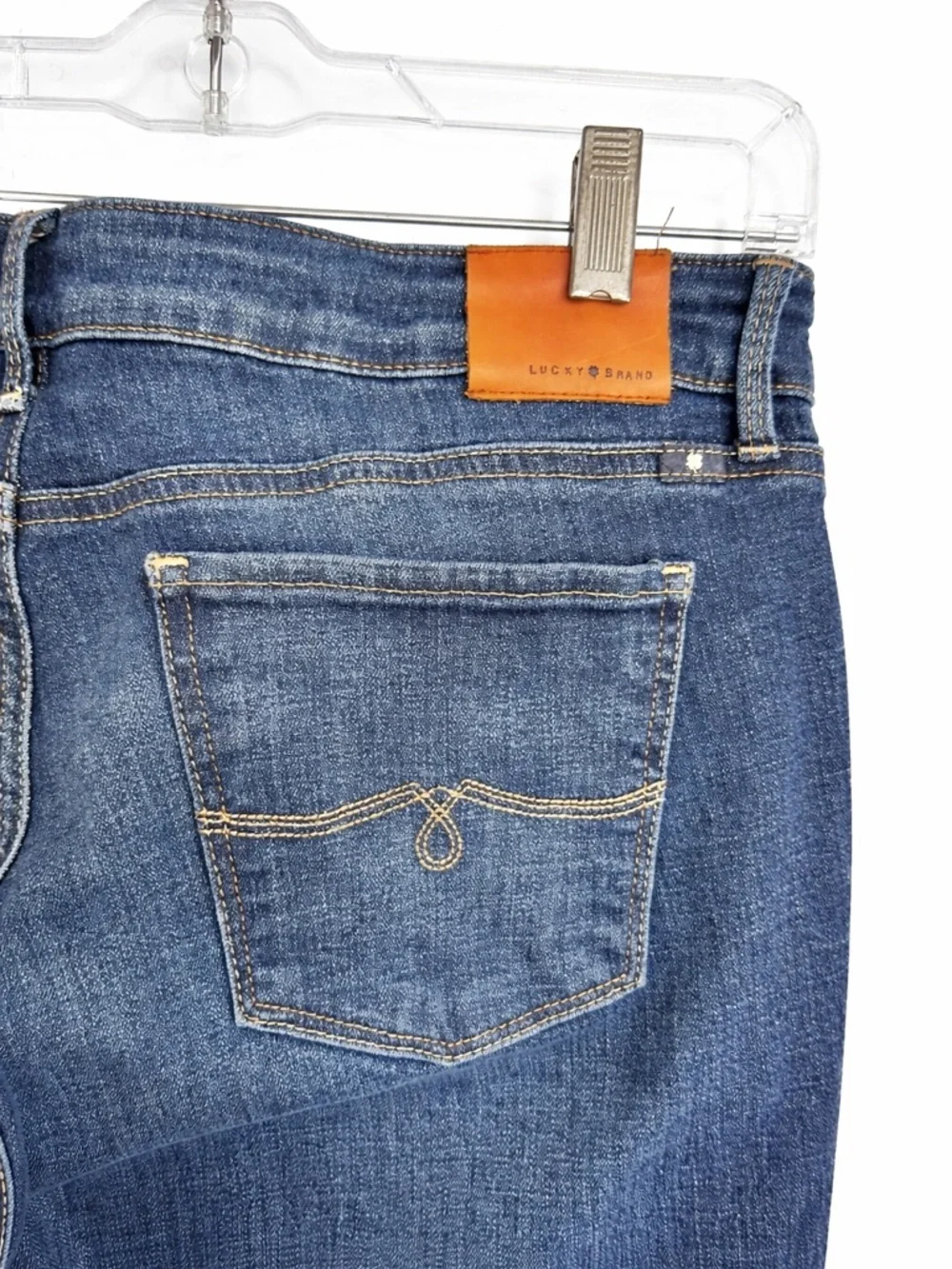 Lucky Brand Lolita Skinny Jeans 8/29 Medium Wash Clean Girl Classic Denim - Picture 5 of 6